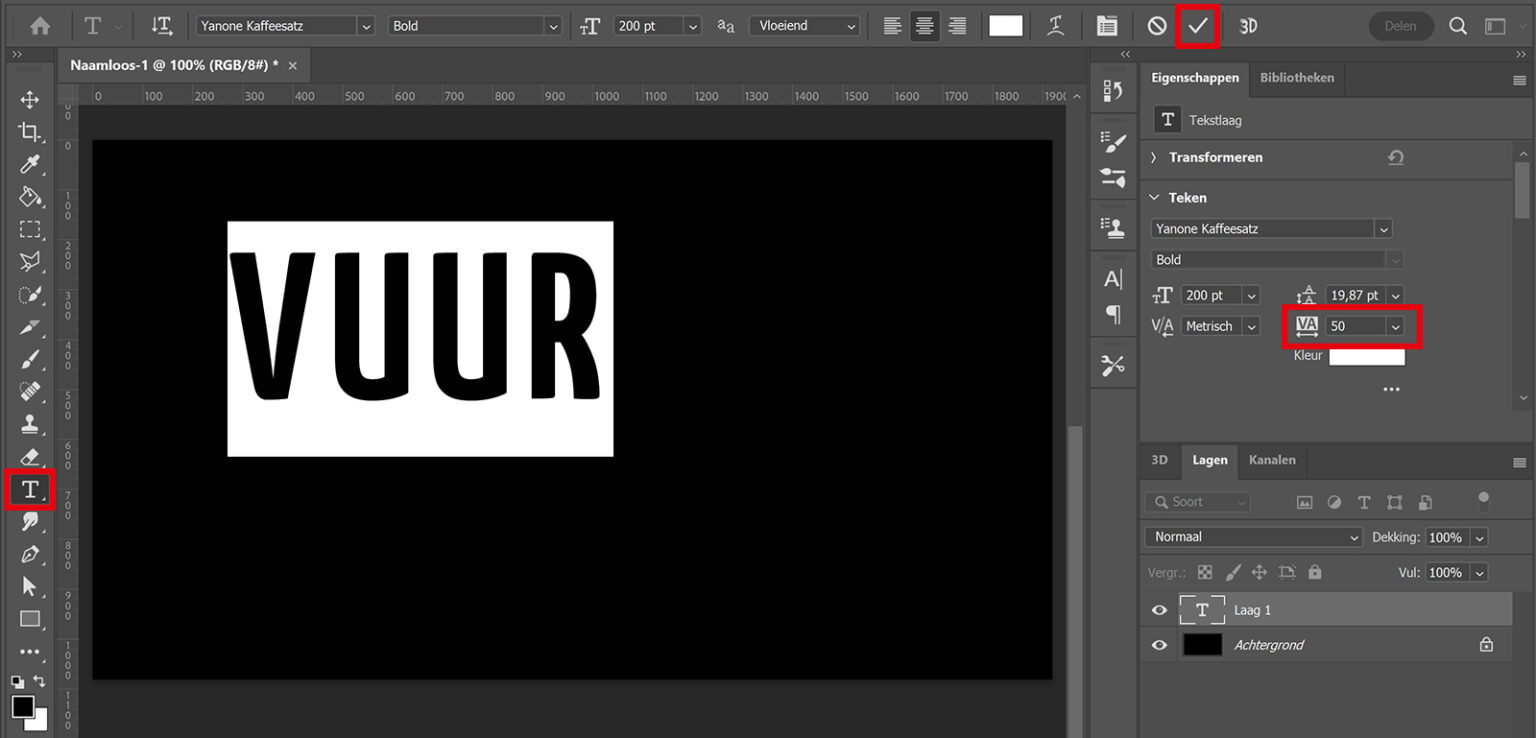 Vuur Tekst Effect Maken In Photoshop - Edit With Kim