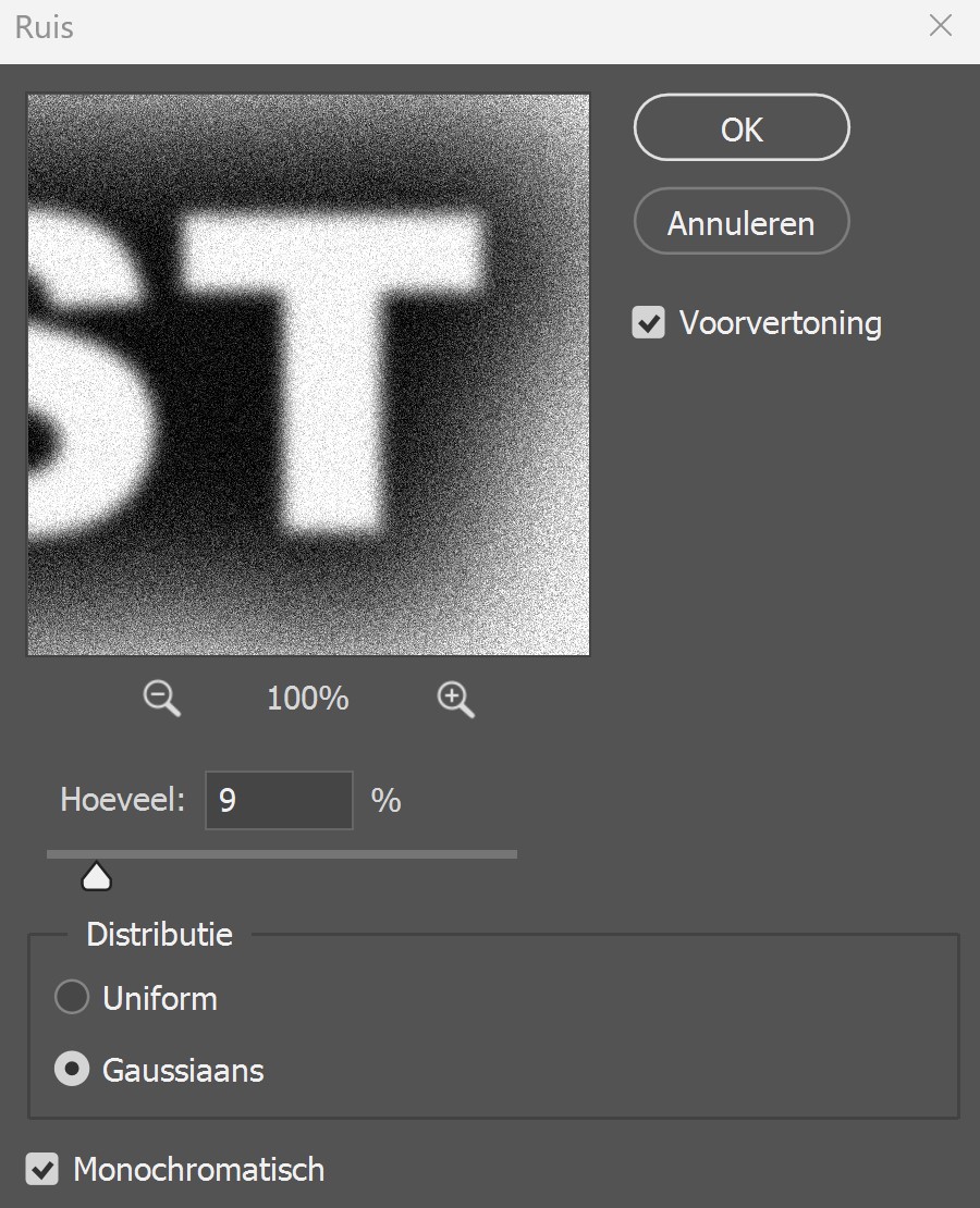 Stencil tekst effect creëren in Edit with Kim