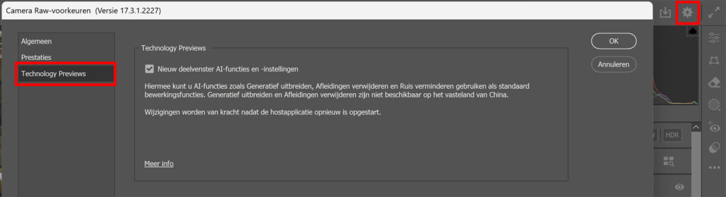 Functie activeren