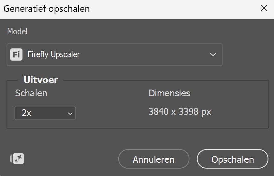 Generatief opschalen